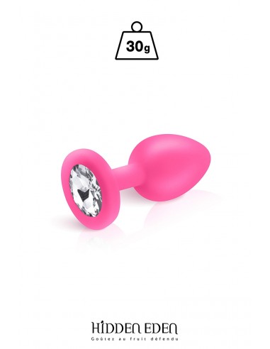  Plug bijou silicone rose S - Hidden Eden - Men Avenue - SexShop Gay