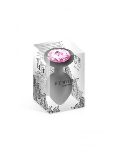  Plug bijou silicone noir L - Hidden Eden - Men Avenue - SexShop Gay