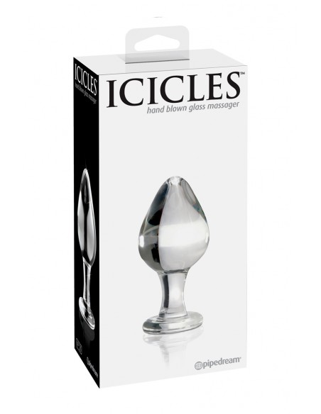  Plug anal verre Icicles n° 25 - Men Avenue - SexShop Gay