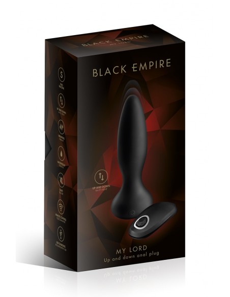  Plug anal va-et-vient télécommandé - Black Empire - Men Avenue - SexShop Gay