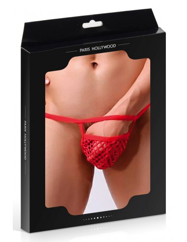  String homme rouge - Paris Hollywood - Men Avenue - SexShop Gay