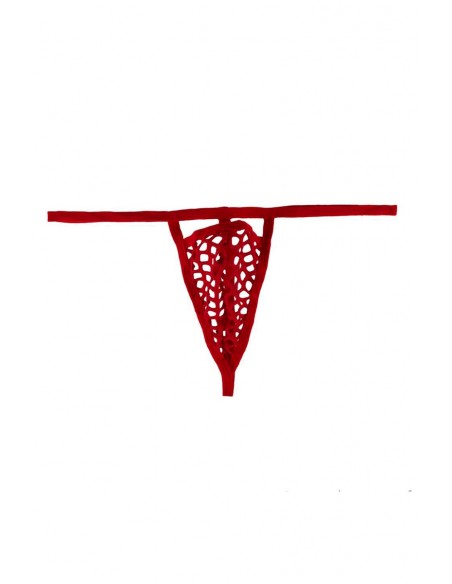  String homme rouge - Paris Hollywood - Men Avenue - SexShop Gay