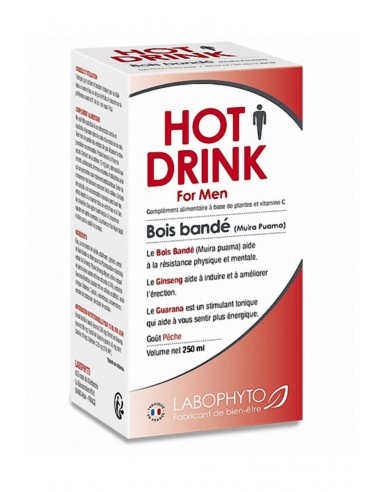  HOT DRINK Homme bois bandé 250 ml - Men Avenue - SexShop Gay