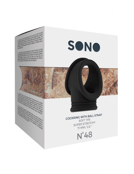  Cockring avec Ball Strap SONO 48 - Men Avenue - SexShop Gay
