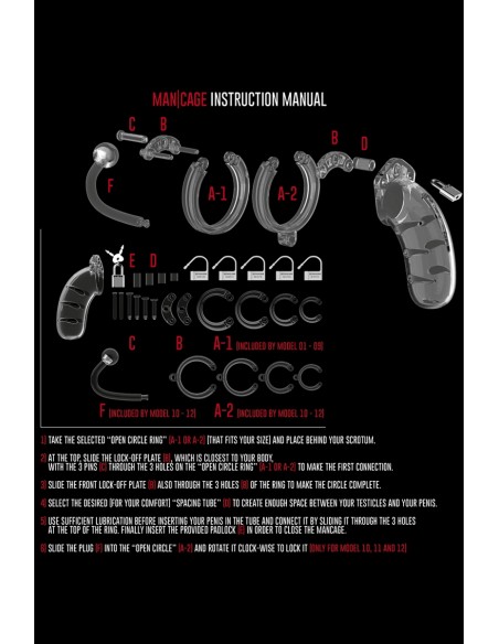  Cage de chasteté 9cm avec plug - ManCage 10 - Men Avenue - SexShop Gay