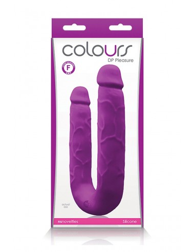  Double dong Colours DP Pleasures - Men Avenue - SexShop Gay