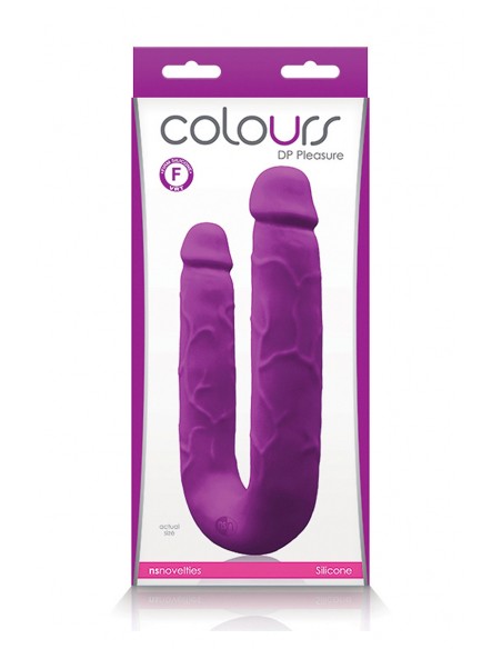  Double dong Colours DP Pleasures - Men Avenue - SexShop Gay