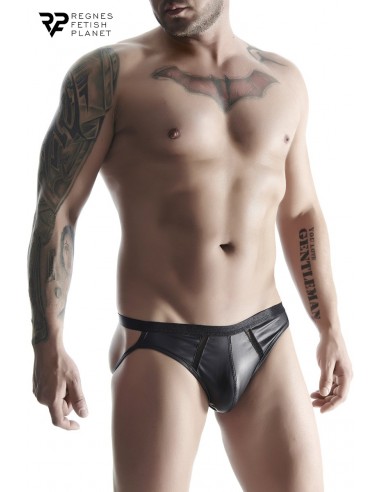  Jock strap noir wetlook - Regnes - Men Avenue - SexShop Gay