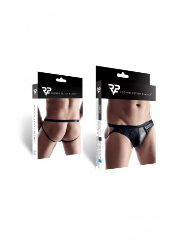  Jock strap noir wetlook - Regnes - Men Avenue - SexShop Gay