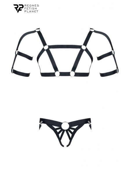  Ensemble harnais et jockstrap ouvert - Regnes - Men Avenue - SexShop Gay