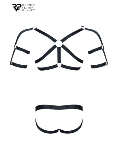  Ensemble harnais et jockstrap ouvert - Regnes - Men Avenue - SexShop Gay