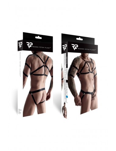 Ensemble harnais et jockstrap ouvert - Regnes - Men Avenue - SexShop Gay
