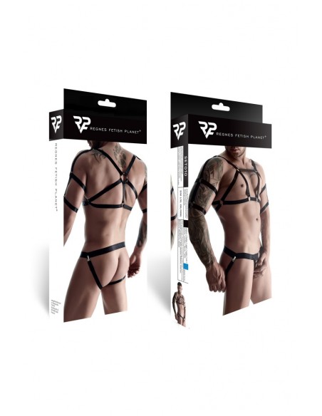  Ensemble harnais et jockstrap ouvert - Regnes - Men Avenue - SexShop Gay