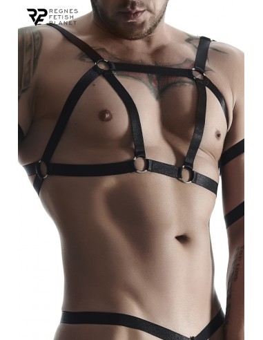  Ensemble harnais et deux strings ouverts - Regnes - Men Avenue - SexShop Gay