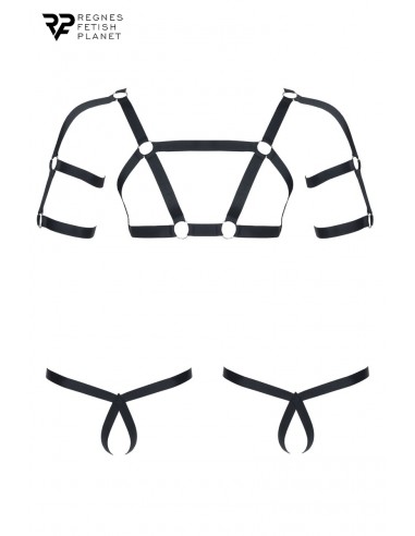  Ensemble harnais et deux strings ouverts - Regnes - Men Avenue - SexShop Gay