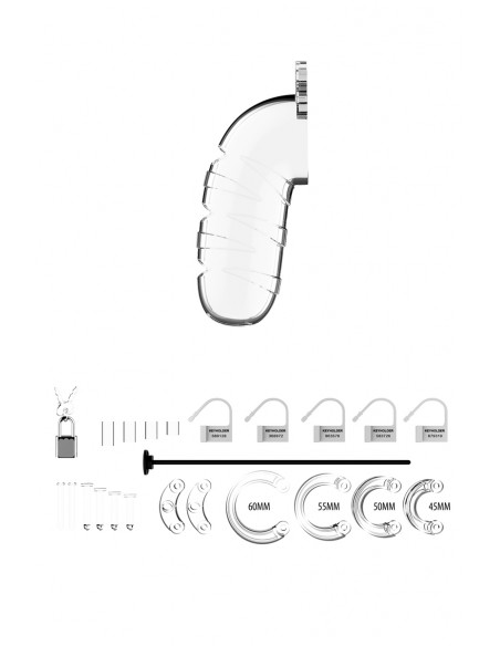  Cage de chasteté 12,5cm avec plug d'urètre - ManCage 17 - Men Avenue - SexShop Gay