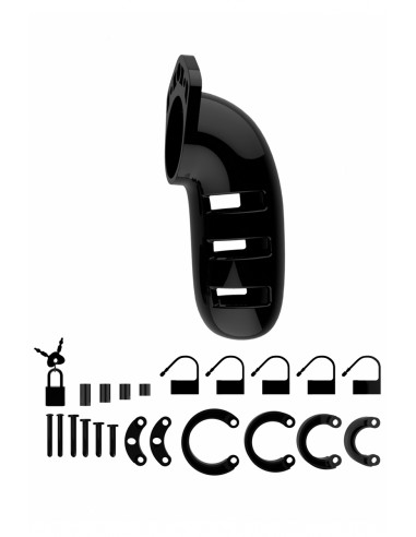  Cage de chasteté 14cm ManCage 06 noir - Men Avenue - SexShop Gay