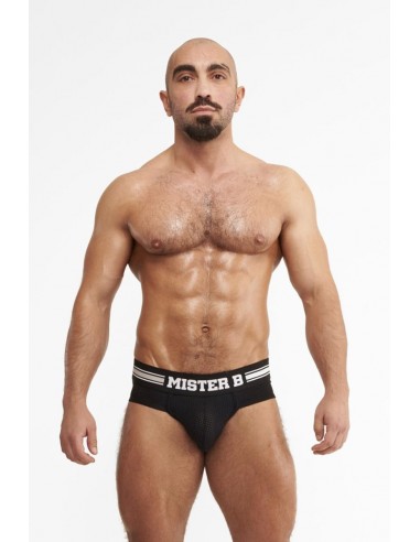  Slip Urban Amsterdam noir - Mister B - Men Avenue - SexShop Gay