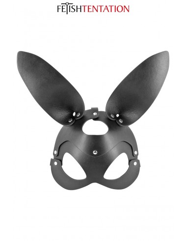  Masque bunny simili cuir réglable - Fetish Tentation - Men Avenue - SexShop Gay