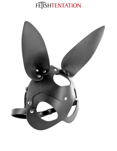  Masque bunny simili cuir réglable - Fetish Tentation - Men Avenue - SexShop Gay