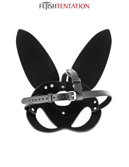  Masque bunny simili cuir réglable - Fetish Tentation - Men Avenue - SexShop Gay