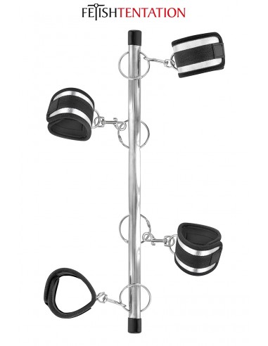  Barre de soumission 4 menottes Fetish Tentation - Men Avenue - SexShop Gay