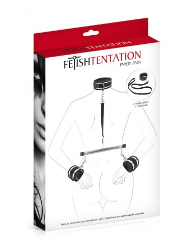  Menottes et collier de soumission - Fetish Tentation - Men Avenue - SexShop Gay