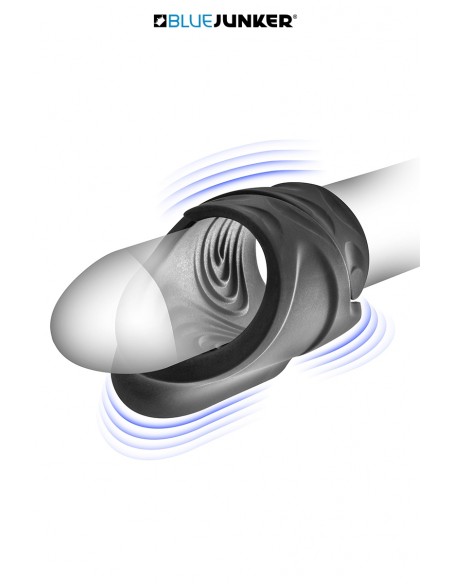  Masturbateur vibrant automatique avec stries - Blue Junker - Men Avenue - SexShop Gay