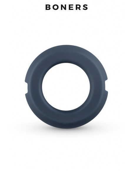  Anneau pénien silicone et acier - Boners - Men Avenue - SexShop Gay