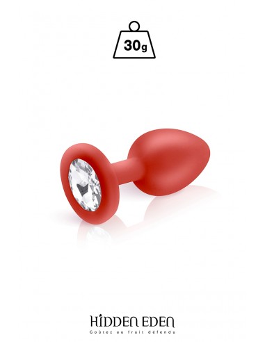  Plug bijou silicone rouge S - Hidden Eden - Men Avenue - SexShop Gay