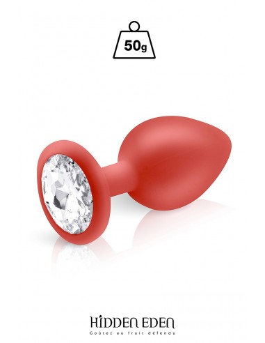  Plug bijou silicone rouge M - Hidden Eden - Men Avenue - SexShop Gay