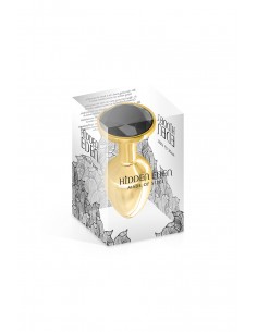  Plug bijou aluminium or et noir S - Hidden Eden - Men Avenue - SexShop Gay 2