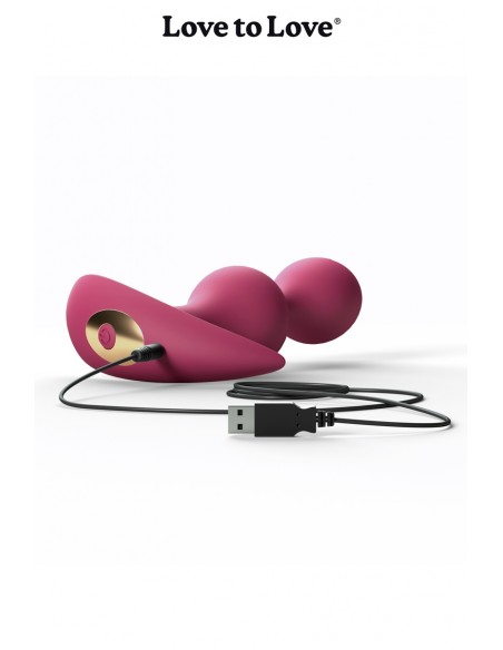  Plug anal vibrant Twinny Bud prune - Men Avenue - SexShop Gay