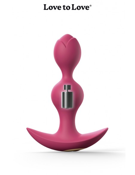  Plug anal vibrant Twinny Bud prune - Men Avenue - SexShop Gay