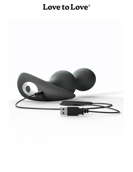  Plug anal vibrant Twinny Bud noir - Men Avenue - SexShop Gay