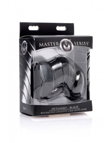  Cage de chasteté restrictive noire - Master Series - Men Avenue - SexShop Gay
