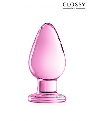  Plug anal verre Glossy Toys n° 25 Pink - Men Avenue - SexShop Gay