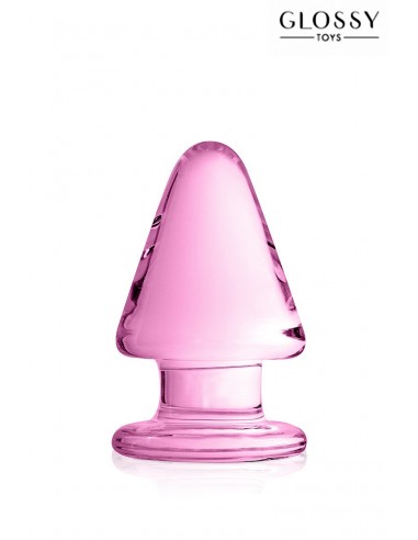  Plug anal verre Glossy Toys n° 23 Pink - Men Avenue - SexShop Gay