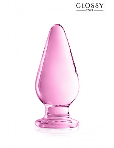  Plug anal verre Glossy Toys n° 26 Pink - Men Avenue - SexShop Gay