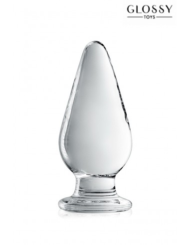  Plug anal verre Glossy Toys n° 26 Clear - Men Avenue - SexShop Gay