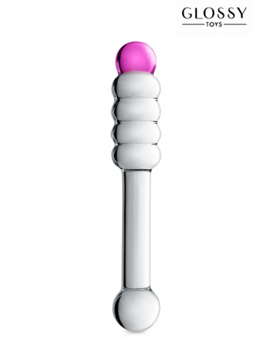  Dildo verre Glossy Toys n° 11 - Men Avenue - SexShop Gay