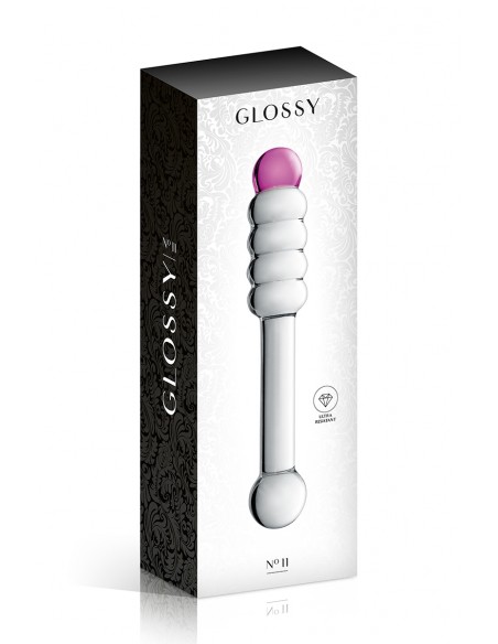  Dildo verre Glossy Toys n° 11 - Men Avenue - SexShop Gay