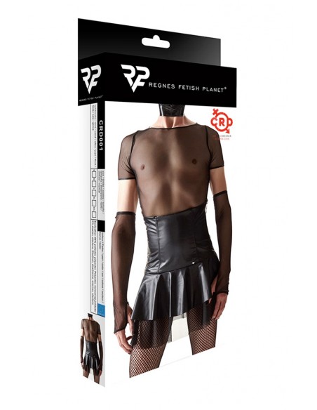  Jupe noire taille haute - Regnes - Men Avenue - SexShop Gay