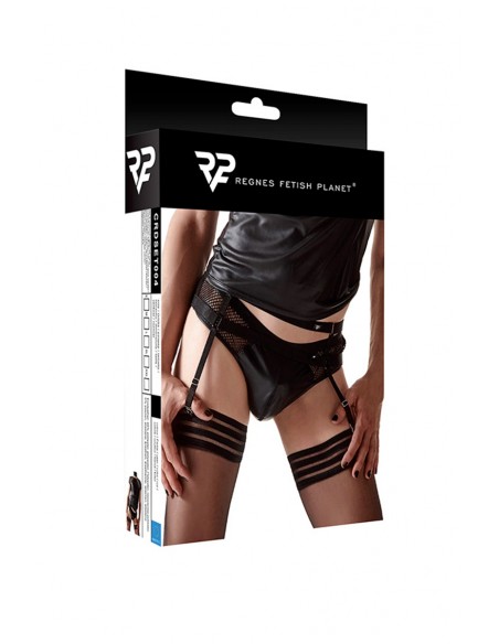 Porte-jarretelles et slip noir - Regnes - Men Avenue - SexShop Gay