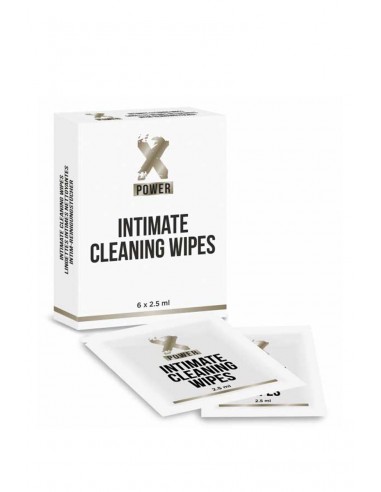  6 lingettes nettoyantes - XPower - Men Avenue - SexShop Gay