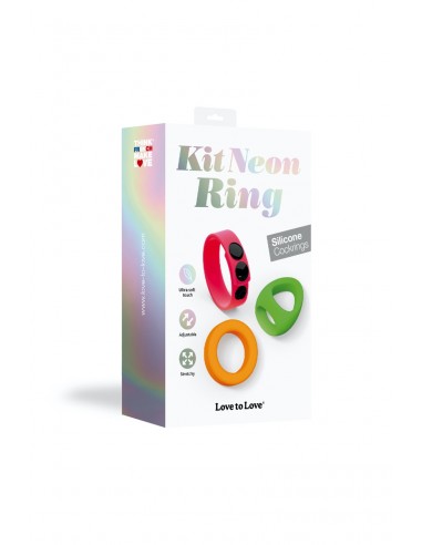  Kit Neon Ring - Love to Love - Men Avenue - SexShop Gay