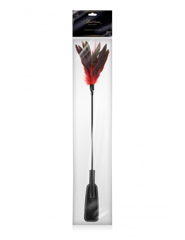  Tapette à plumes rouges et noires - Sweet caress - Men Avenue - SexShop Gay