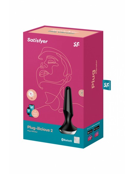  Plug-Ilicious 2 Noir - Satisfyer - Men Avenue - SexShop Gay