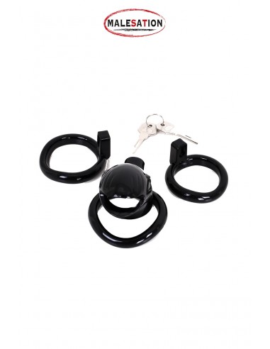 Cage de chasteté ABS noire - Malesation - Men Avenue - SexShop Gay