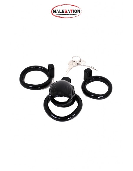  Cage de chasteté ABS noire - Malesation - Men Avenue - SexShop Gay